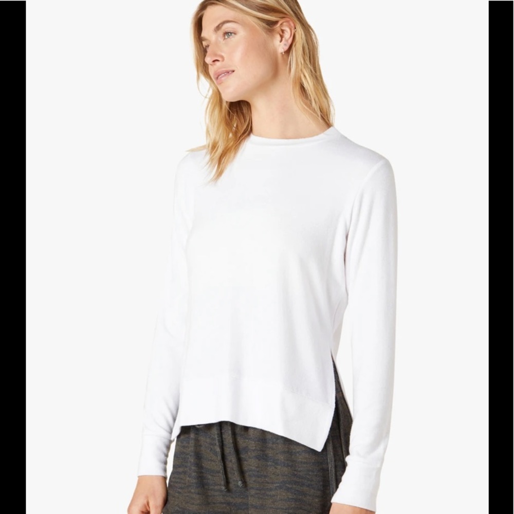 New Beyond Yoga x Peloton Just Chillin Long Sleeve Pullover Sz XS & Large - Picture 6 of 15